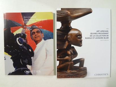Lot de deux catalogues :

- CHRISTIE’S South...