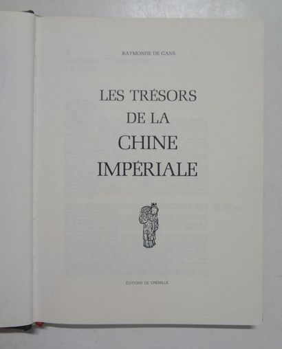 GANTS de Raymonde


Les Trésors de la Chine...