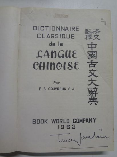 COUVREUR F.S. 


Dictionnaire classique de...