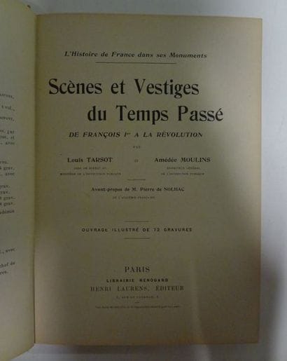 TARSOT Louis, MOULINS Amédée

Scènes et vestiges...