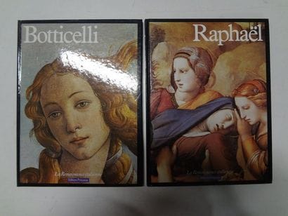 Lot de deux livres :

- SANTI Bruno, Botticelli,...