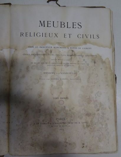 RAMEE Daniel


Meubles religieux et civils...