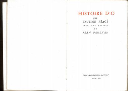 Pauline RÉAGE


Histoire d'O (Erotique).

J.J....