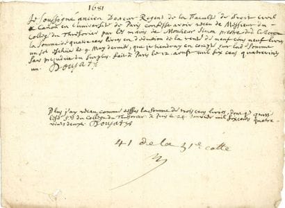DOUJAT Jean (1609-1688) avocat, jurisconsulte,...