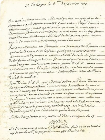 DUBOIS Guillaume (1656-1723) cardinal, diplomate...