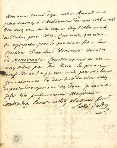 DUBOS Jean-Baptiste, abbé (1670-1742) diplomate,...
