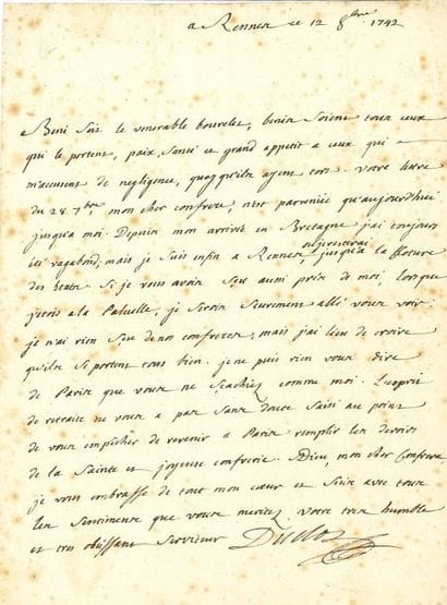 DUCLOS Charles Pinot (1704-1772) romancier,...