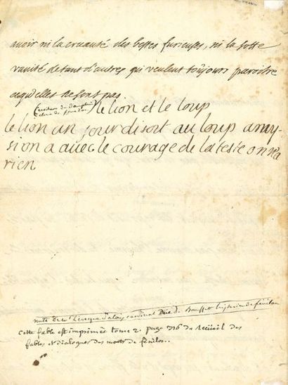 FÉNELON François de Salignac de la Mothe...