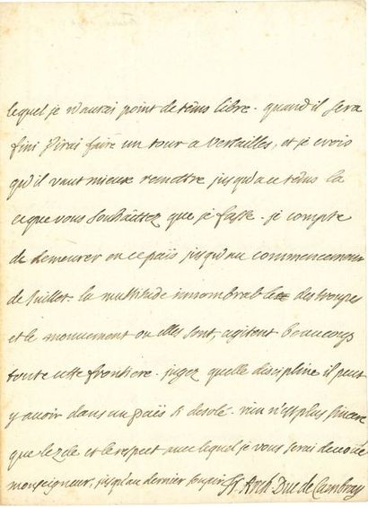 FÉNELON François de Salignac de la Mothe...
