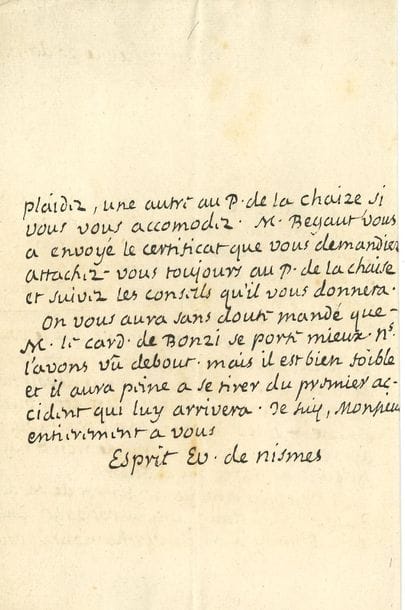 FLÉCHIER Esprit (1632-1710) prélat, évêque...