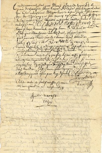 FURETIÈRE Antoine (1619-1688) avocat puis...