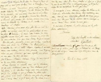 GAILLARD Gabriel-Henri (1726-1806) avocat,...