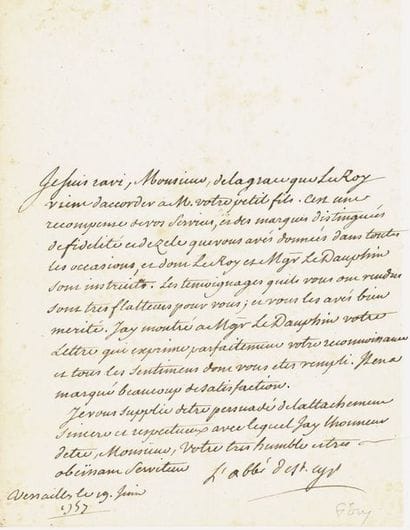 GIRY Joseph, abbé de SAINT-CYR (1699-1766)...