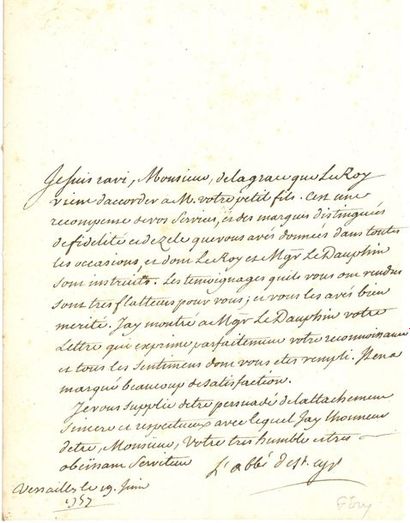 GIRY Joseph, abbé de SAINT-CYR (1699-1766)...