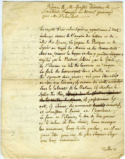 GRESSET Jean-Baptiste-Louis (1709-1777) poète...