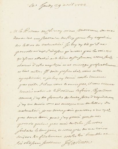 HARDION Jacques (1686-1766) historien, bibliothécaire...