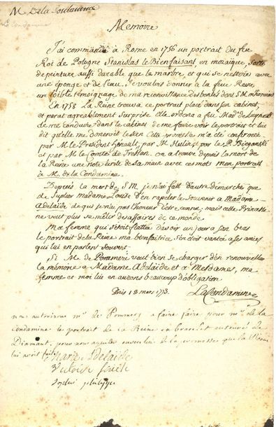 LA CONDAMINE Charles-Marie de (1701-1774)...
