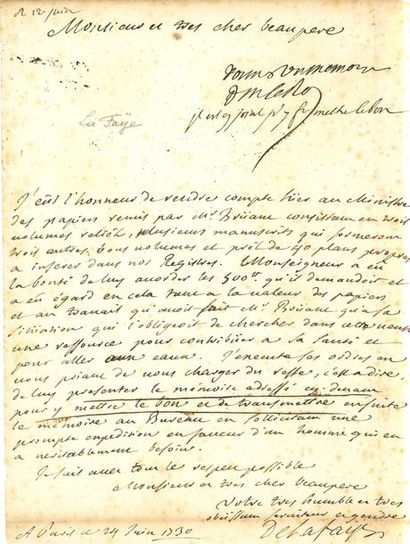 LA FAŸE Jean-François Leriget de (1674-1731)...