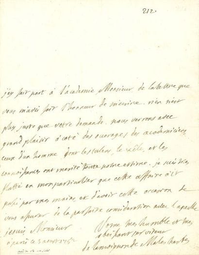 MALESHERBES Chrétien Guillaume de Lamoignon...