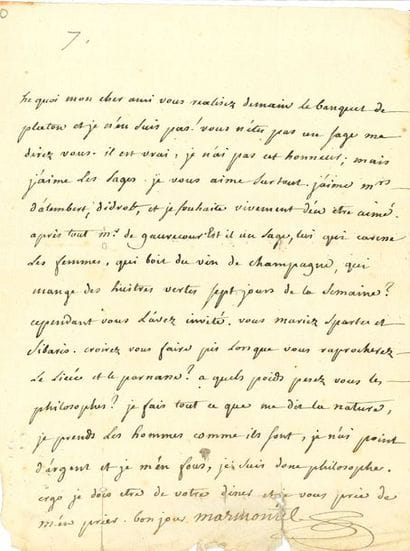 MARMONTEL Jean-François (1723-1799) poète,...
