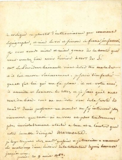 MARMONTEL Jean-François (1723-1799) poète,...