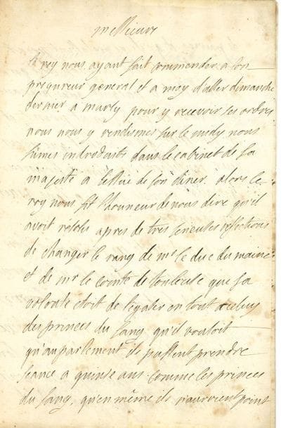 MESMES Jean-Antoine III de, comte d'AVAUX...