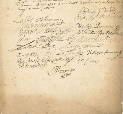 MÉZERAY François-Eudes de (1610-1683) historien;...