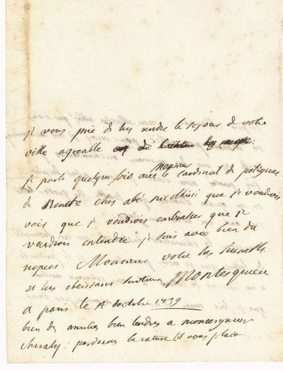 MONTESQUIEU Charles de Secondat, baron de...