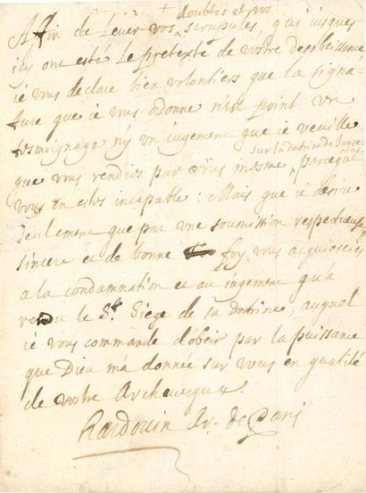 PÉRÉFIXE DE BEAUMONT Hardouin de (1606-1671)...