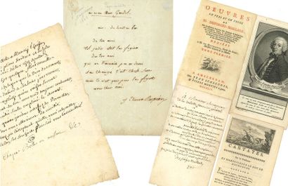 POÈMES.
10 MANUSCRITS autographes de pièces...