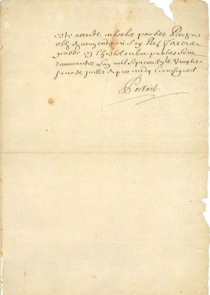 PORTAIL Antoine (1675-1736) magistrat, premier...