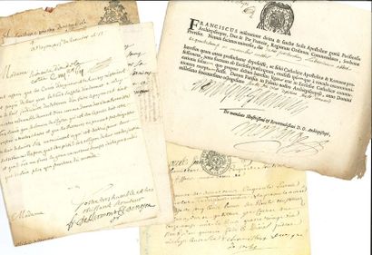 PRÉLATS ACADÉMICIENS.

10 lettres ou pièces,...