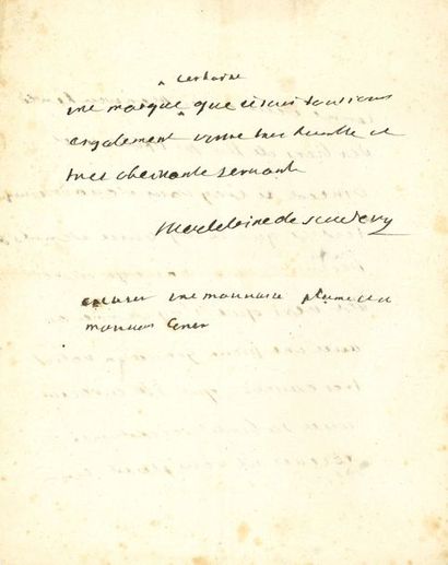 SCUDÉRY Madeleine de (1607-1701) romancière,...