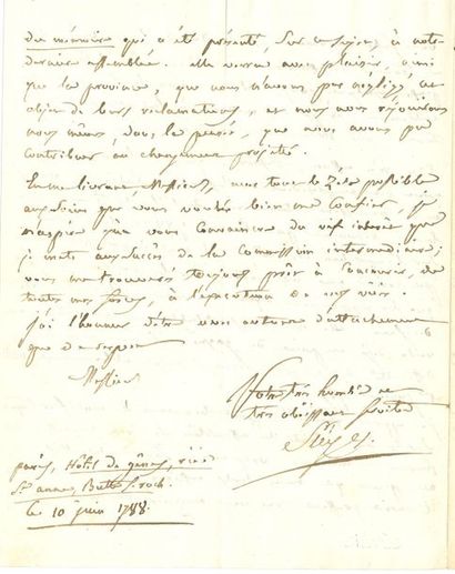 SIEYÈS Emmanuel-Joseph (1748-1836) abbé,...