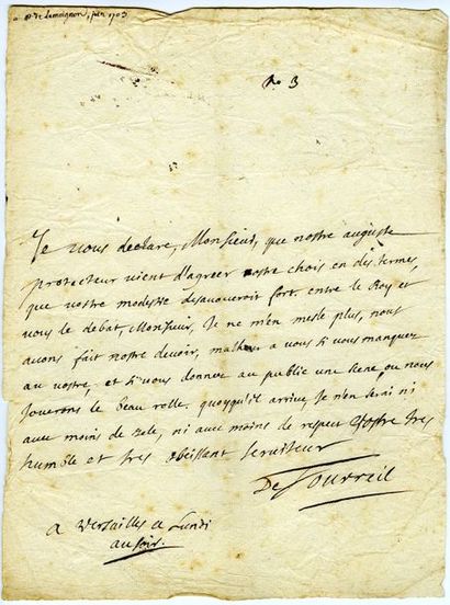 TOURREIL Jacques de (1656-1714) traducteur...