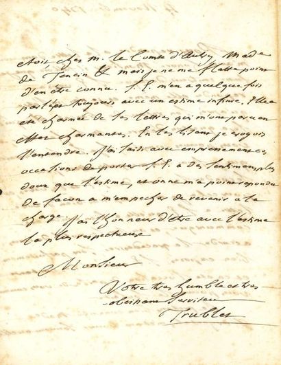 TRUBLET Nicolas-Charles-Joseph (1697-1770)...