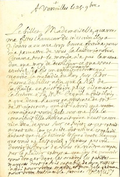 VERJUS Antoine de (1632-1706) jésuite, premier...