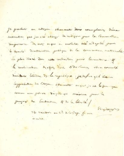 VICQ D'AZYR Félix (1748-1794) médecin et...