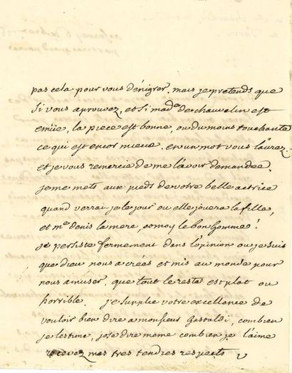 VOLTAIRE (1694-1778) [AF 1746, 33e f].

L.A.S....
