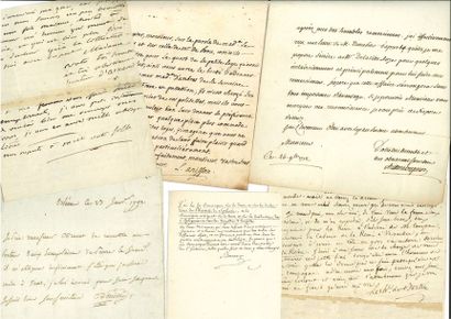LITTÉRATEURS A.B.

16 lettres ou pièces,...