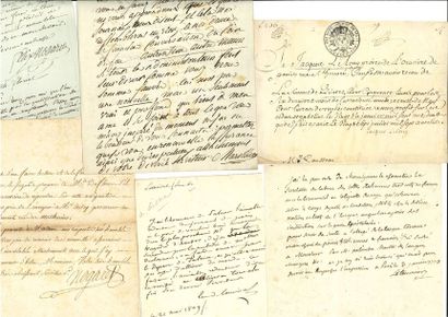 LITTÉRATEURS L.N.

17 lettres ou pièces,...