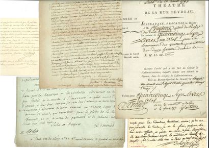 LITTÉRATEURS P.X.

10 lettres ou pièces,...