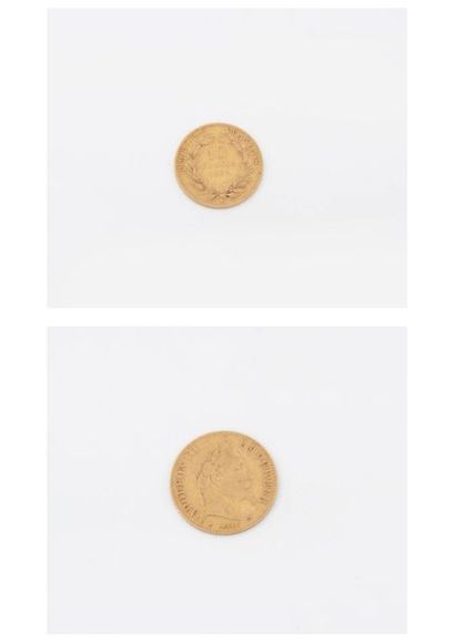 FRANCE

Pièce de 10 francs or, Napoléon III,...