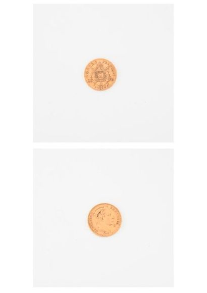 FRANCE 

Pièce de 20 francs or, Napoléon...