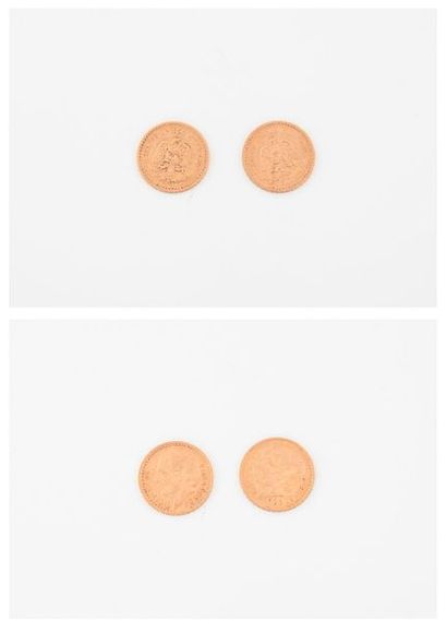 MEXIQUE 

Deux pièces de deux pesos et demi....
