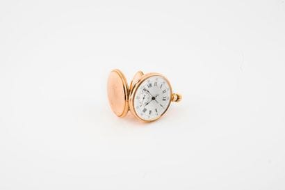 Montre de gousset en or jaune (750).

Couvercle...