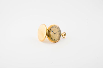 Montre de gousset en or jaune (750).

Couvercle...