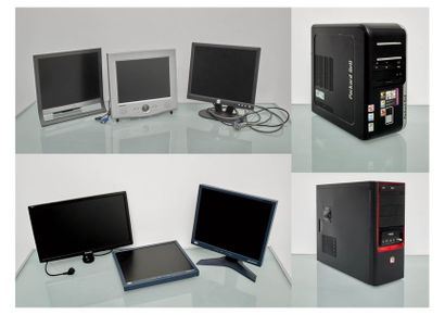 Lot de matériel informatique PC composé de...