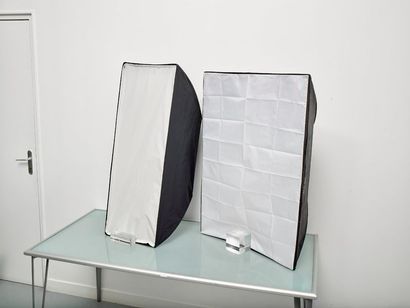 Lot de 6 boîtes à lumière monture BOWENS....