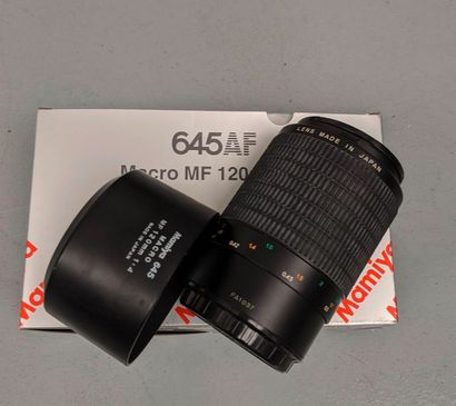 Objectif mamiya 645 4/120mm macro MF.